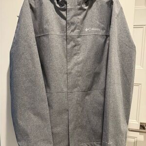 NWOT Columbia Men’s Gray Hooded Jacket